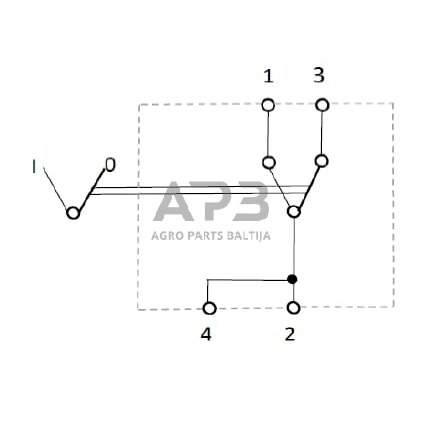 Klavišinis jungiklis 12V, 4 kontaktų SW10036KR 2 Klavišinis jungiklis 12V, 4 kontaktų SW10036KR 2