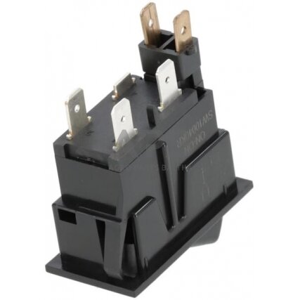Klavišinis jungiklis 12V, 4 kontaktų SW10040KR 1 Klavišinis jungiklis 12V, 4 kontaktų SW10040KR 1