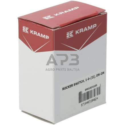 Klavišinis jungiklis 12V, 8 kontaktų SW10041KR 2 Klavišinis jungiklis 12V, 8 kontaktų SW10041KR 2