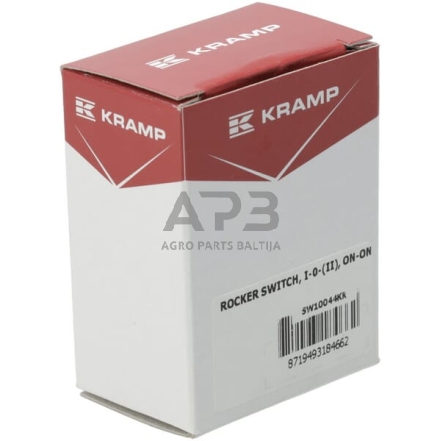 Klavišinis jungiklis 12V, 8 kontaktų SW10044KR 2 Klavišinis jungiklis 12V, 8 kontaktų SW10044KR 2