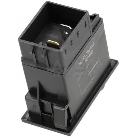 Klavišinis jungiklis 12/24V, 2 kontaktų SW10018KR 1 Klavišinis jungiklis 12/24V, 2 kontaktų SW10018KR 1