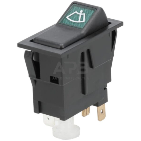 Klavišinis jungiklis 12V, 4 kontaktų SW10048KR Klavišinis jungiklis 12V, 4 kontaktų SW10048KR