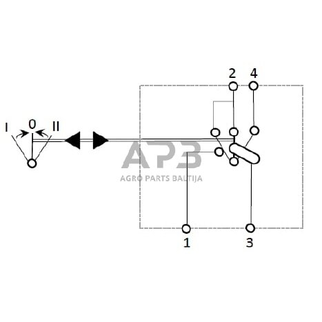 Klavišinis jungiklis 12V, 4 kontaktų SW10045KR 3 Klavišinis jungiklis 12V, 4 kontaktų SW10045KR 3