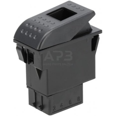 Klavišinis jungiklis 8 kontaktų SW10029KR Klavišinis jungiklis 8 kontaktų SW10029KR