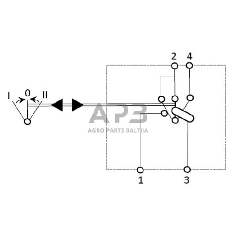 Klavišinis jungiklis 12V, 4 kontaktų SW10054KR 3 Klavišinis jungiklis 12V, 4 kontaktų SW10054KR 3