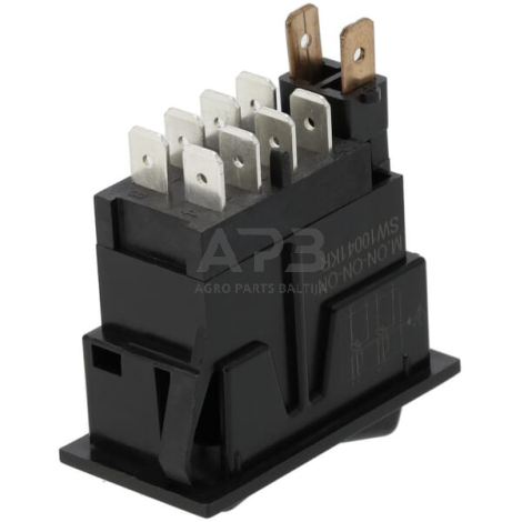 Klavišinis jungiklis 12V, 8 kontaktų SW10041KR 1