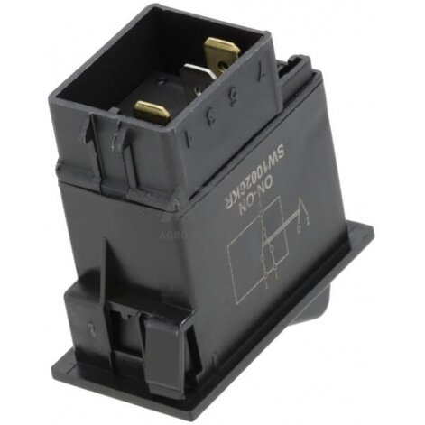 Klavišinis jungiklis 12/24V, 5 kontaktų SW10026KR 1 Klavišinis jungiklis 12/24V, 5 kontaktų SW10026KR 1