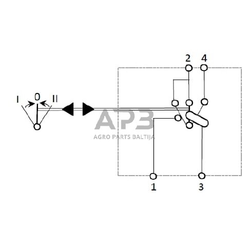 Klavišinis jungiklis 12V, 4 kontaktų SW10056KR 1 Klavišinis jungiklis 12V, 4 kontaktų SW10056KR 1