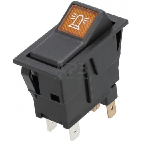 Klavišinis jungiklis 12V, 2 kontaktų SW10042KR Klavišinis jungiklis 12V, 2 kontaktų SW10042KR