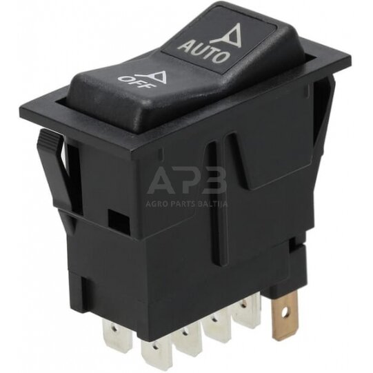 Klavišinis jungiklis 12V, 8 kontaktų SW10047KR Klavišinis jungiklis 12V, 8 kontaktų SW10047KR