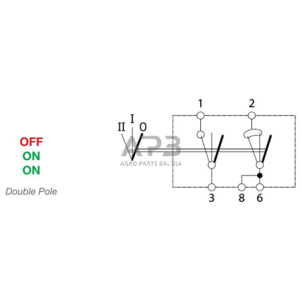 Klavišinis jungiklis 12V, 7 kontaktų SW10031KR 2 Klavišinis jungiklis 12V, 7 kontaktų SW10031KR 2