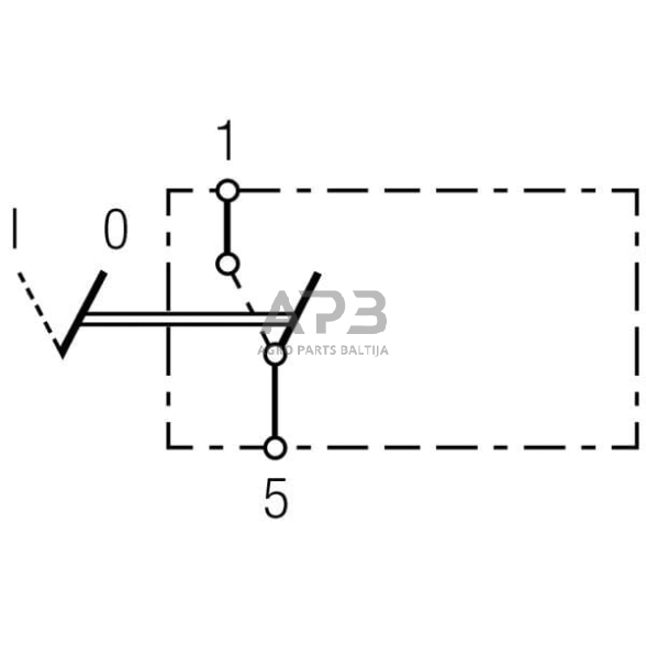 Klavišinis jungiklis 2 kontaktų Hella 6EH007832001 4 Klavišinis jungiklis 2 kontaktų Hella 6EH007832001 4