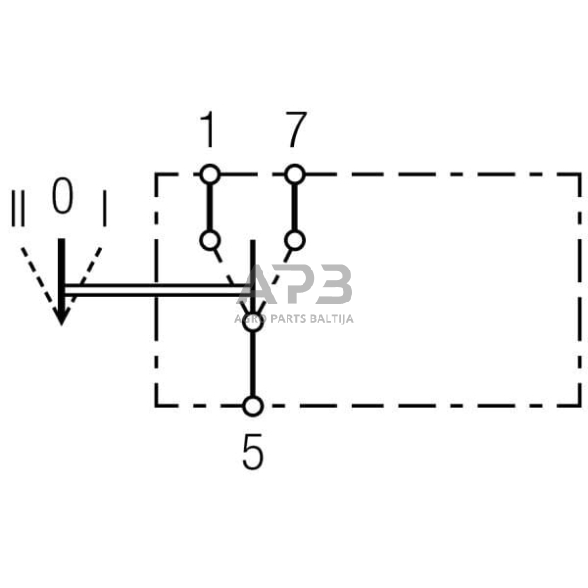 Klavišinis jungiklis 3 kontaktų Hella 6FH007832131 4 Klavišinis jungiklis 3 kontaktų Hella 6FH007832131 4