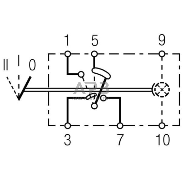 Klavišinis jungiklis 6 kontaktų Hella 6RH004570261 5 Klavišinis jungiklis 6 kontaktų Hella 6RH004570261 5