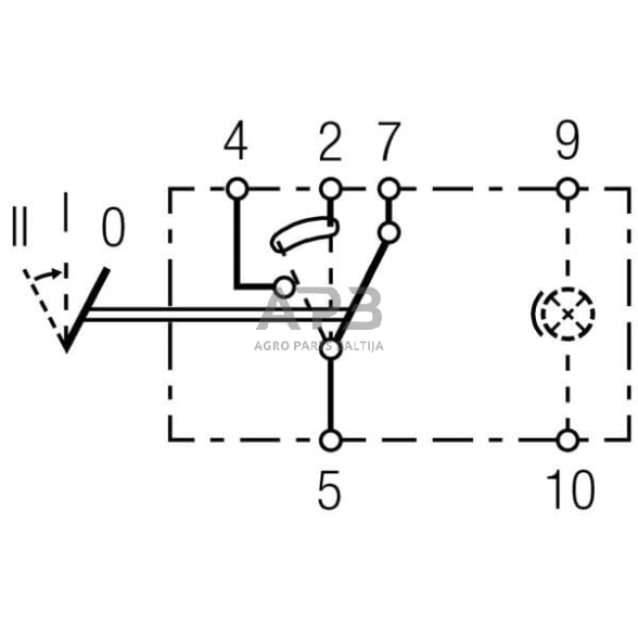 Klavišinis jungiklis 6 kontaktų Hella 6RH004570311 5 Klavišinis jungiklis 6 kontaktų Hella 6RH004570311 5