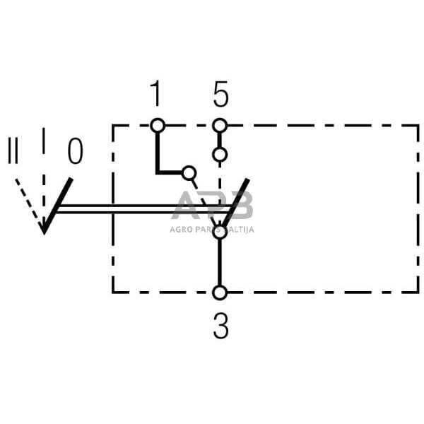 Klavišinis jungiklis 3 kontaktų Hella 6RH004570151 5 Klavišinis jungiklis 3 kontaktų Hella 6RH004570151 5