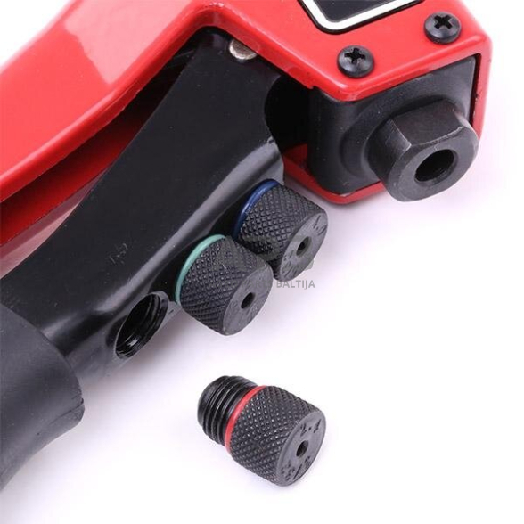 Kniediklis 2.4-4.8mm (nerūdijančio plieno) 3 Kniediklis 2.4-4.8mm (nerūdijančio plieno) 3