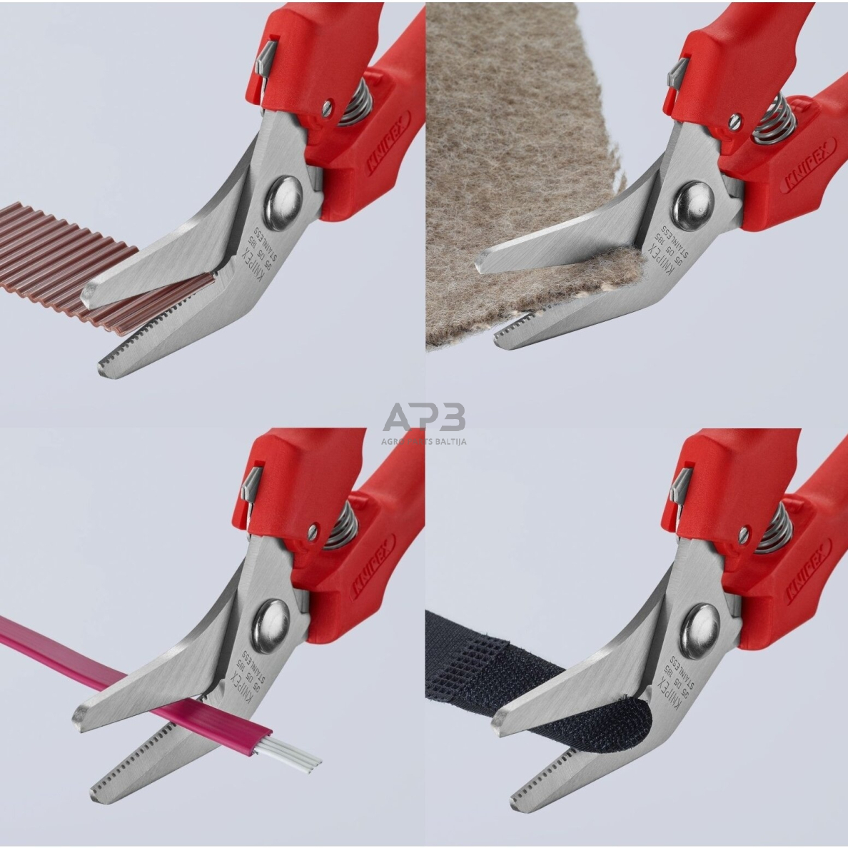 Kombinuotos žirklės 185mm KNIPEX 7 Kombinuotos žirklės 185mm KNIPEX 7