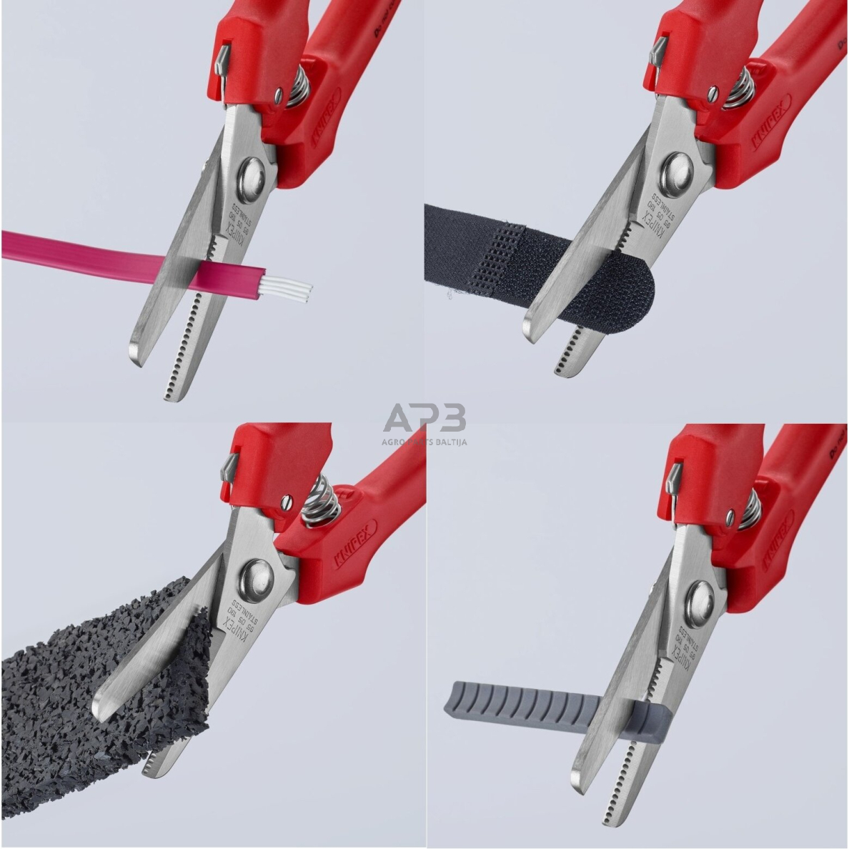 Kombinuotos žirklės 190mm KNIPEX 6 Kombinuotos žirklės 190mm KNIPEX 6