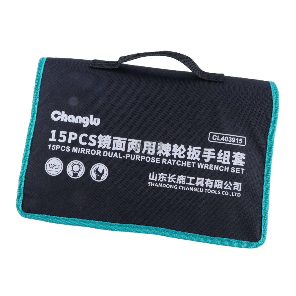 Kombinuotų raktų su terkšle rinkinys 15vnt. (8-24mm) 2