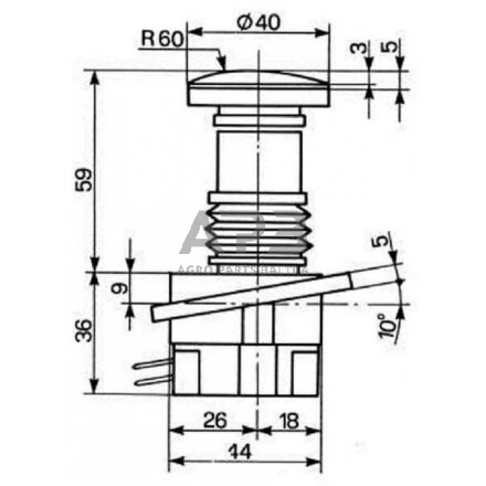 Kojinis jungiklis Cobo 88 16182000 2