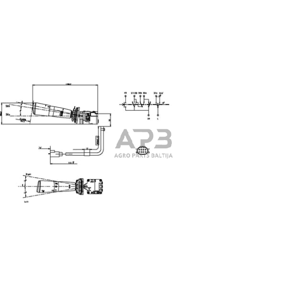 Kombinuotas jungiklis Cobo 0107520500 1 Kombinuotas jungiklis Cobo 0107520500 1