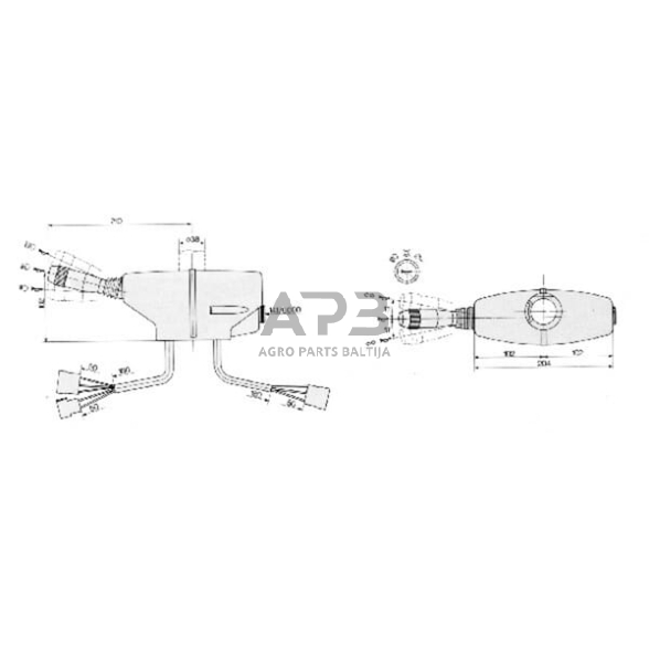 Kombinuotas jungiklis Cobo 01211000 1 Kombinuotas jungiklis Cobo 01211000 1