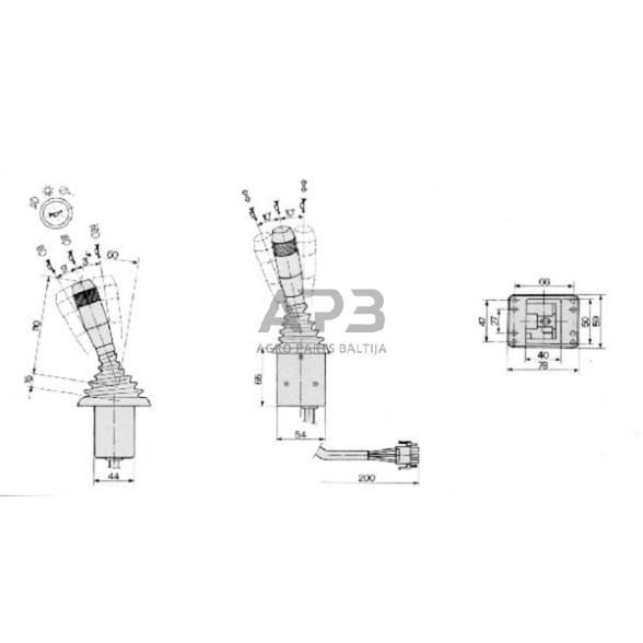 Kombinuotas jungiklis Cobo 01227000 2 Kombinuotas jungiklis Cobo 01227000 2