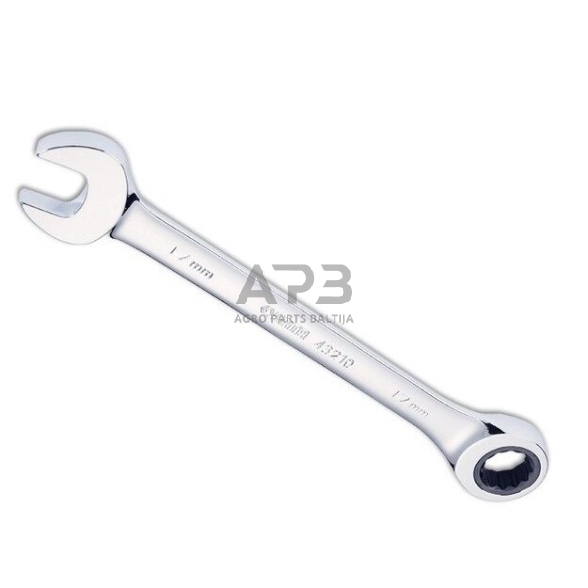 Kombinuotų raktų su terkšle rinkinys 8vnt. (8-19) 1 Kombinuotų raktų su terkšle rinkinys 8vnt. (8-19) 1