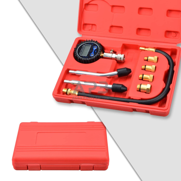 Kompresijos matuoklio benzininiam varikliui rinkinys 8vnt. (skaitmeninis) 2 Kompresijos matuoklio benzininiam varikliui rinkinys 8vnt. (skaitmeninis) 2