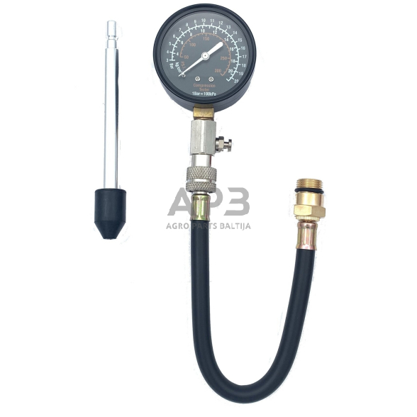 Kompresijos matuoklio benzininiam varikliui rinkinys Kompresijos matuoklio benzininiam varikliui rinkinys