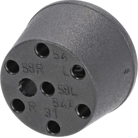 Kontaktinio lizdo korpusas ERICH JAEGER ISO 17124, 031596JAE Kontaktinio lizdo korpusas ERICH JAEGER ISO 17124, 031596JAE