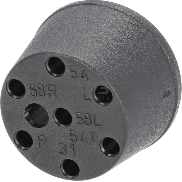 Kontaktinio lizdo korpusas ERICH JAEGER ISO 17124, 031596JAE Kontaktinio lizdo korpusas ERICH JAEGER ISO 17124, 031596JAE