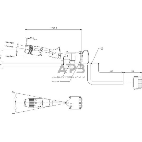 Kombinuotas jungiklis Cobo 01494000 1 Kombinuotas jungiklis Cobo 01494000 1