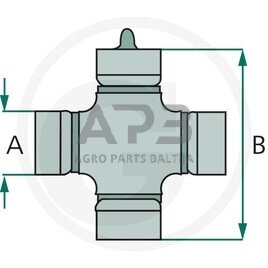 Kryžmė BONDIOLI & PAVESI 4120G0012R40 1 Kryžmė BONDIOLI & PAVESI 4120G0012R40 1