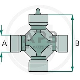 Kryžmė BONDIOLI & PAVESI 4120M0052R10 1 Kryžmė BONDIOLI & PAVESI 4120M0052R10 1