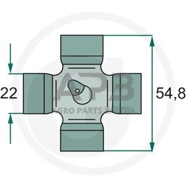 Kryžmė Weasler 201-7155, 2017155 1 Kryžmė Weasler 201-7155, 2017155 1