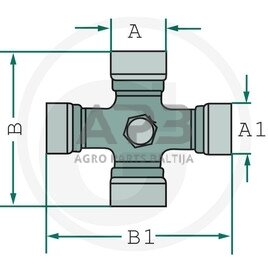 Kryžmė Weasler 201-7694, 2017694 1 Kryžmė Weasler 201-7694, 2017694 1