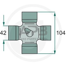 Kryžmė Weasler 200-7004, 2007004 1 Kryžmė Weasler 200-7004, 2007004 1