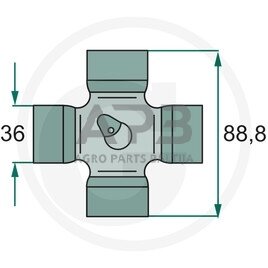 Kryžmė Weasler 200-7989, 621036 1 Kryžmė Weasler 200-7989, 621036 1