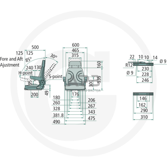Krautuvo sėdynė 240920065 1 Krautuvo sėdynė 240920065 1
