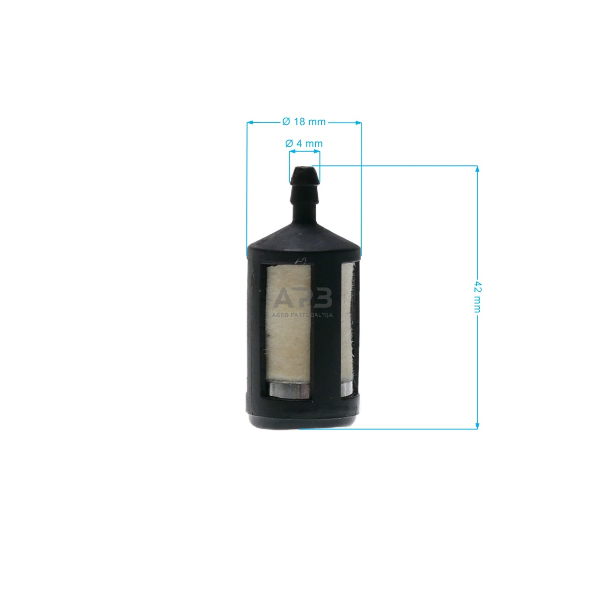 Kuro filtras 4,60x18x41 mm 15 g FELT ZAMA ZF-3, ZF3 1