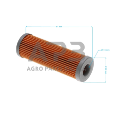 Kuro filtras Kubota B1550D, B1550HST-D, B1700D, B1700HD, B1750D, B1750HST-D, B2100D, B2100HD, B2150D, B2150HST-D, B2400D, B2400HD, B4200, F2000, F2000ELW, F2000ESW, F200