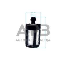 Kuro filtras technikai STIHL 8,3mm 00003503518