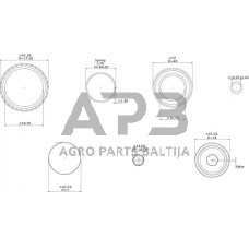 Kuro pompos remontinis komplektas 1492685KR