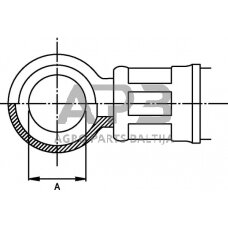 Kuro žarnos antgalis M12 LQ1012