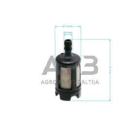 Kuro filtras 3,0 x 13,00 x 31,00 mm FELT ZAMA ZF-1, ZF1, 216985, 49422, UP0387, 410245, 410263, 93720, 96639
