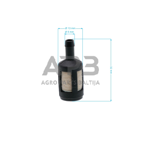 Kuro filtras 5,50x13,50x34 mm FELT ZAMA ZF-2, ZF2
