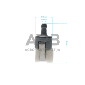 Kuro filtras 5,60x15x35 mm FELT WALBRO 125-527, 125527
