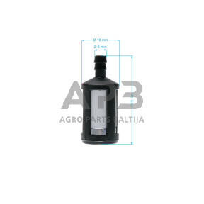 Kuro filtras 6,50x18x41 mm FELT, STIHL 0000 350 3502, 00003503502, 0000 350 3520, 00003503520, ZAMA ZF-4, ZF4